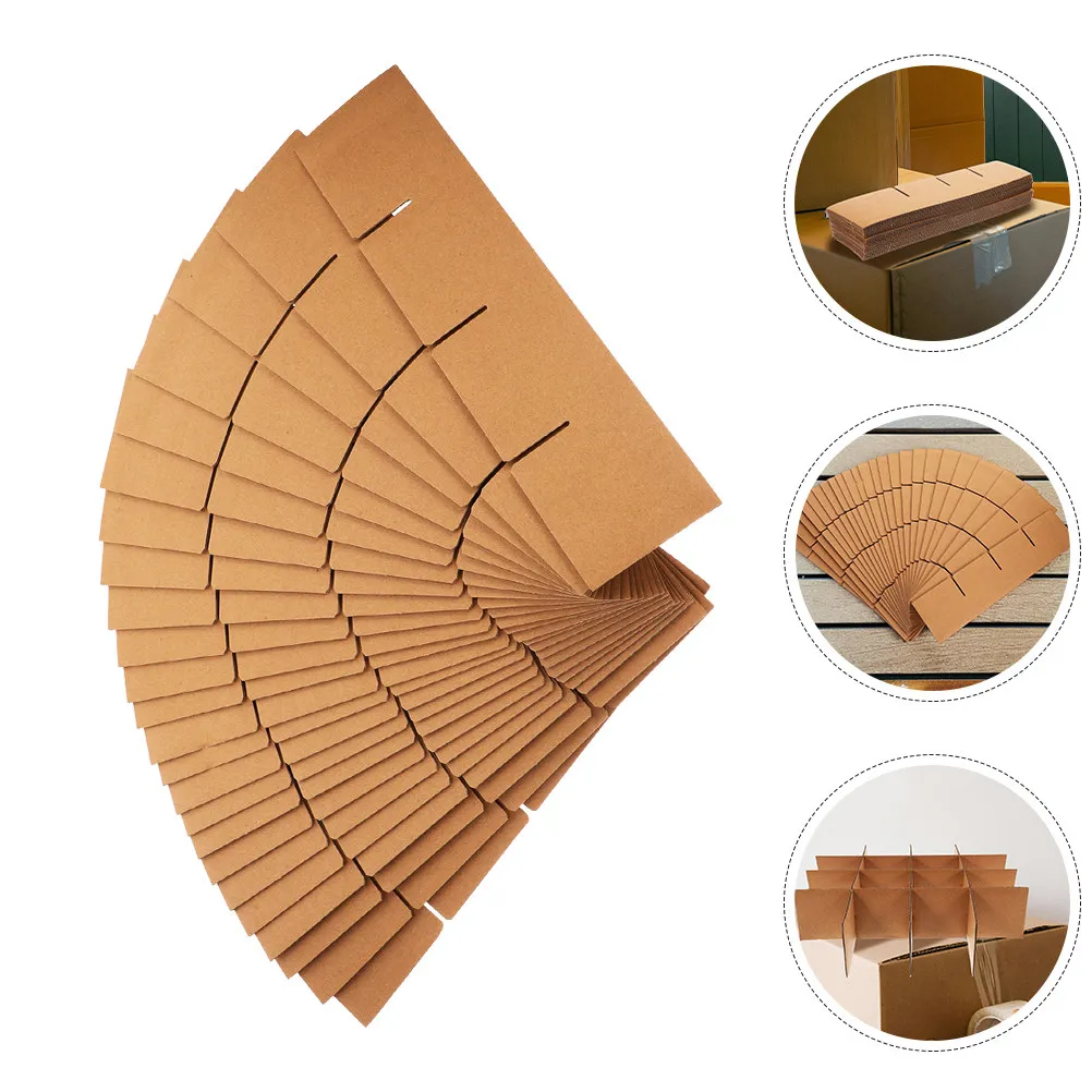 

48Pcs Cardboard Box Dividers for Moving Boxes Protection Plate Packing Divider Glassware Shipping Divider for Transportation