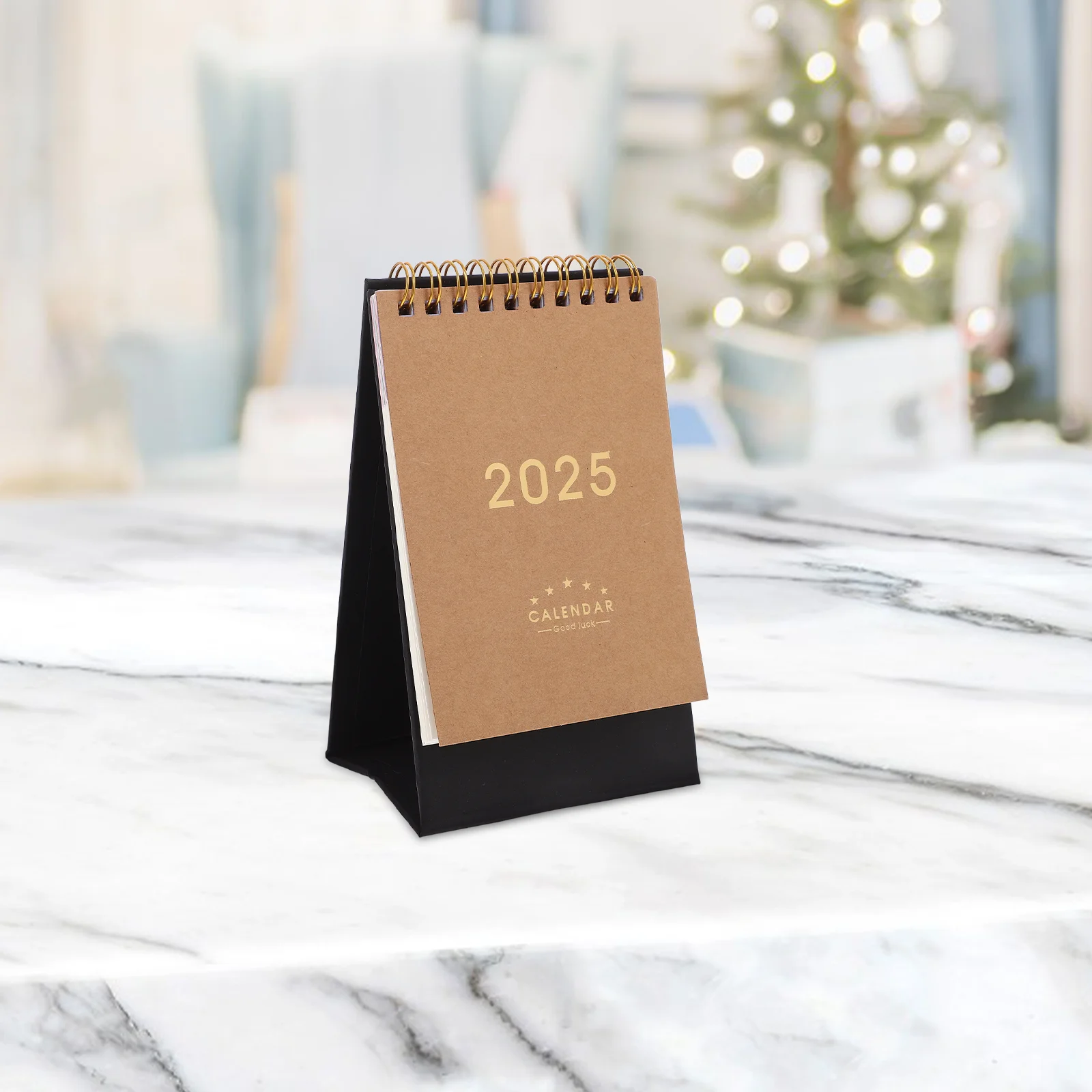 

Advent Calendar 2025 Desk Flip New Year Monthly Memo Simple Planner Standing for Mini Office