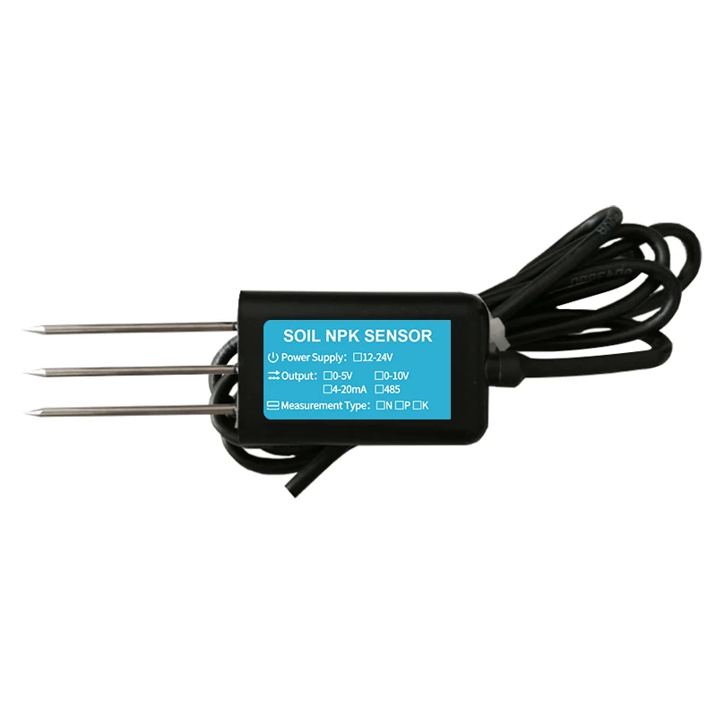 

SOIL NPK sensor transmitter High precision wired mode Analog RS485/0-5V/4-20MA for Agriculture smart farm Fields