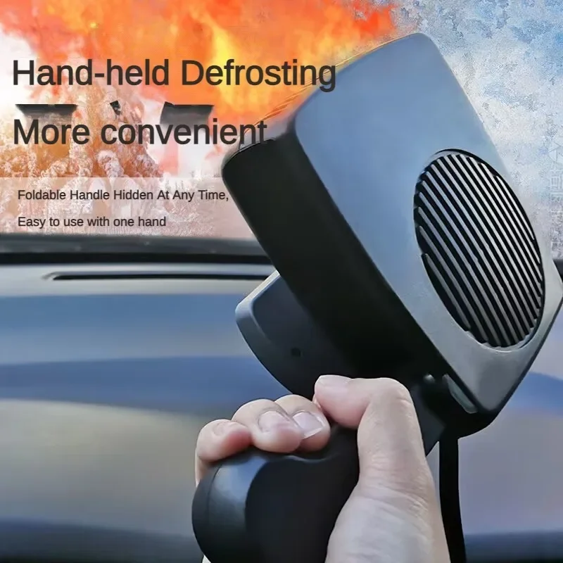 12V/24V Car Heater Fan 200W Car Heater Electric Cooling Heating Auto Windshield Defroster Defogging Demister Car Anti-Fog Heater