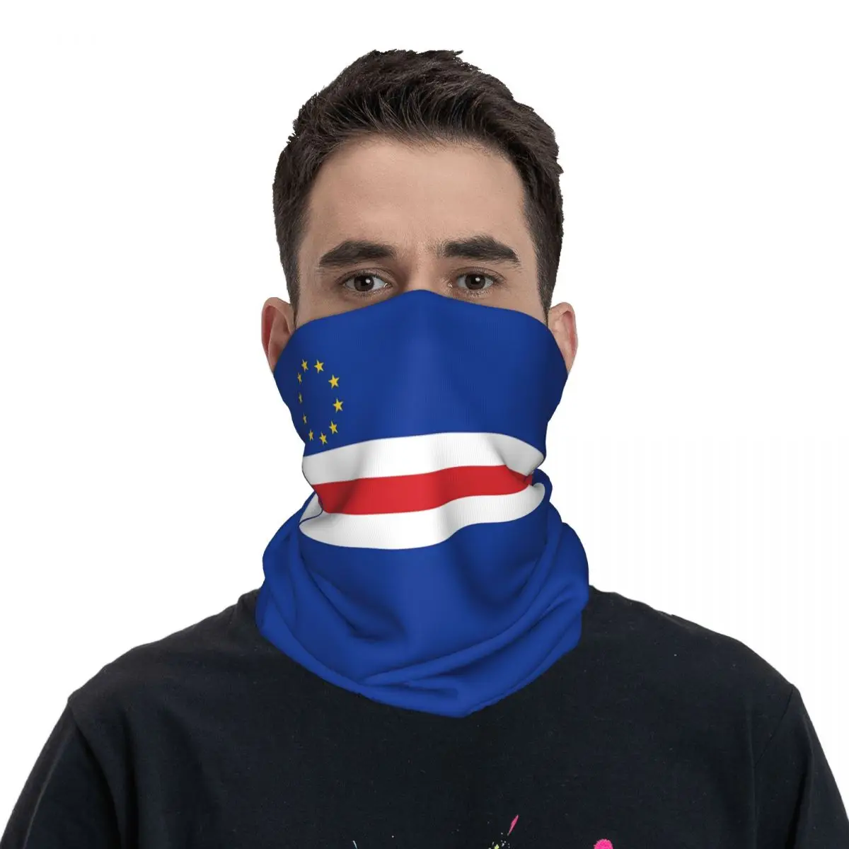 Pasamontañas para deportes al aire libre, capa Verde, bandera, máscara de ciclismo, suave, cálida, estampado Pop, máscaras faciales divertidas, senderismo, Camping, bufanda a prueba de viento, Bandana