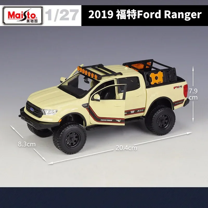 1:27 2019 フォードレンジピックアップ合金車モデルダイキャストメタルオフロード車車モデルシミュレーションコレクションおもちゃギフト