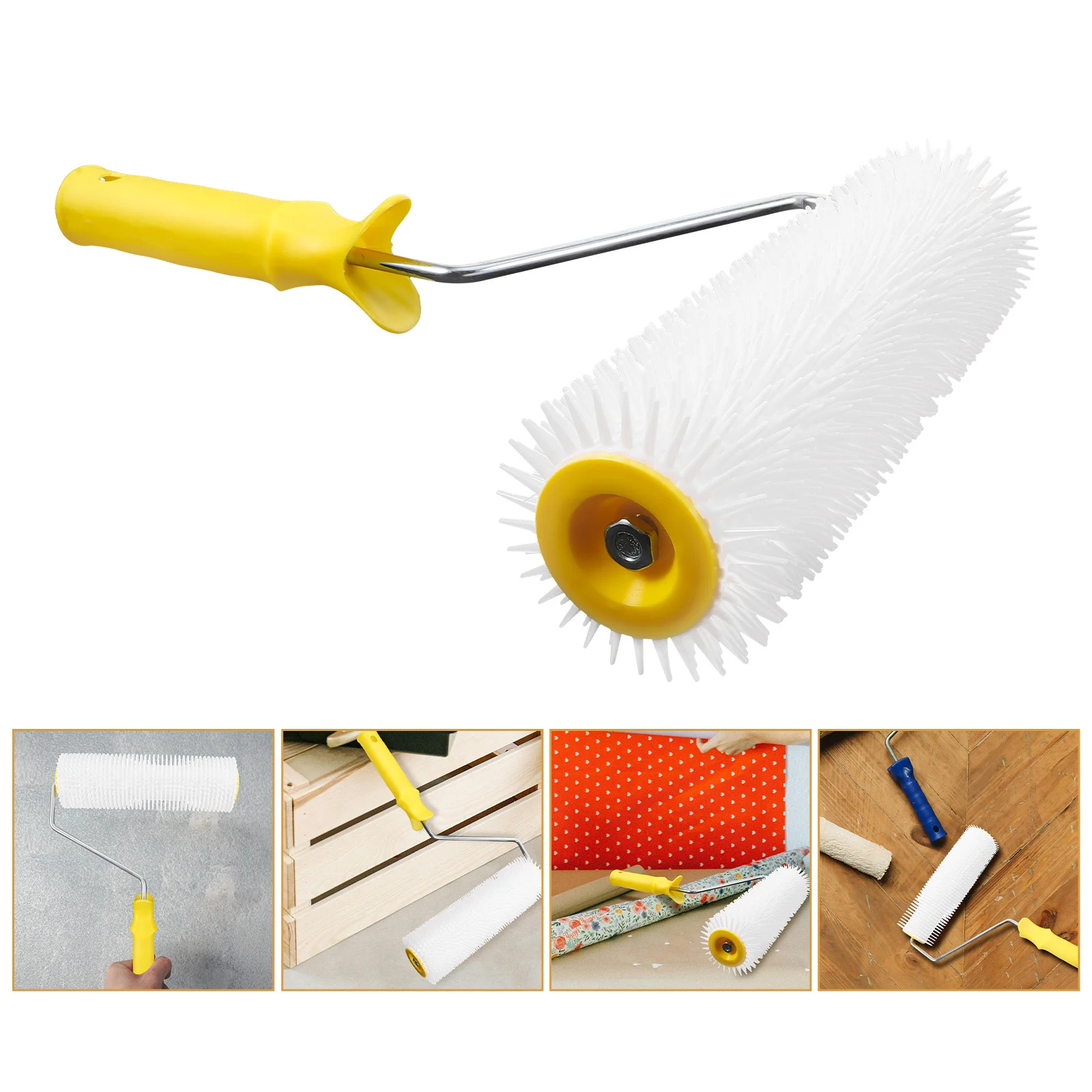 

Spiked Flooring Roller Vent Spiked Roller Screeding Compound Hand Tools Bubbles Removal Smooth Surface