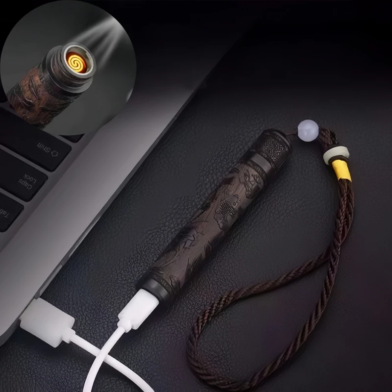 

Hot Selling Windproof and Explosion-proof Electronic Lighter Tungsten Wire Mini Portable Charging Lighter Smoking Accessories