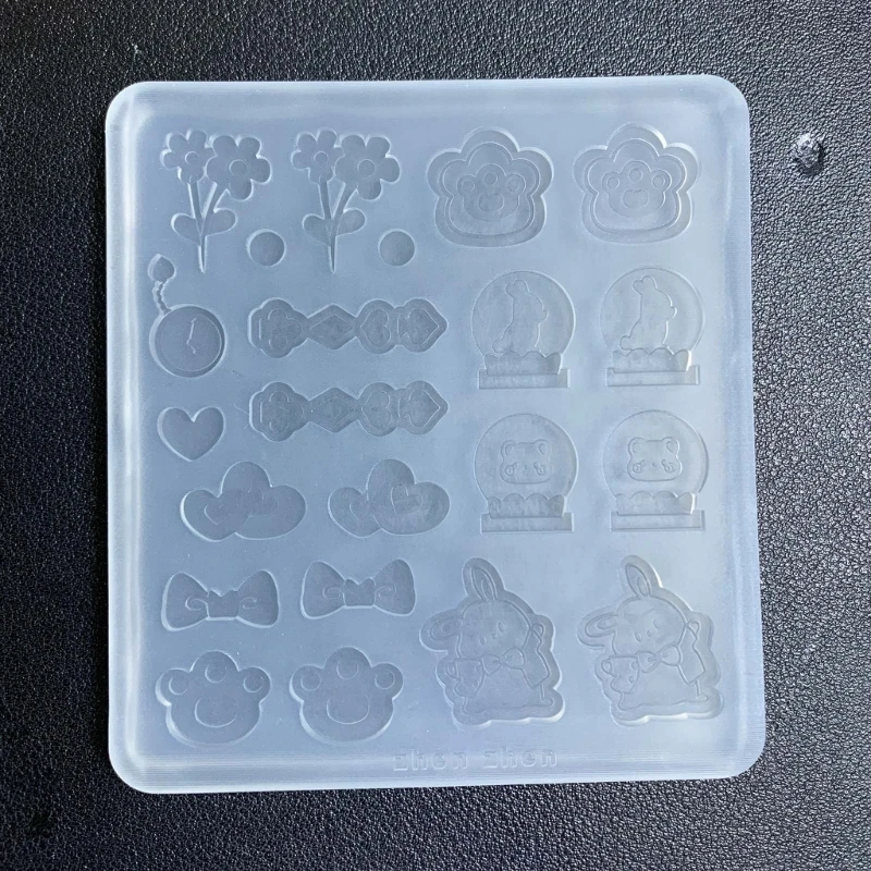 Corazón Shaker Filler Epoxy Resina Molde Accesorio Relleno Molde Silicona