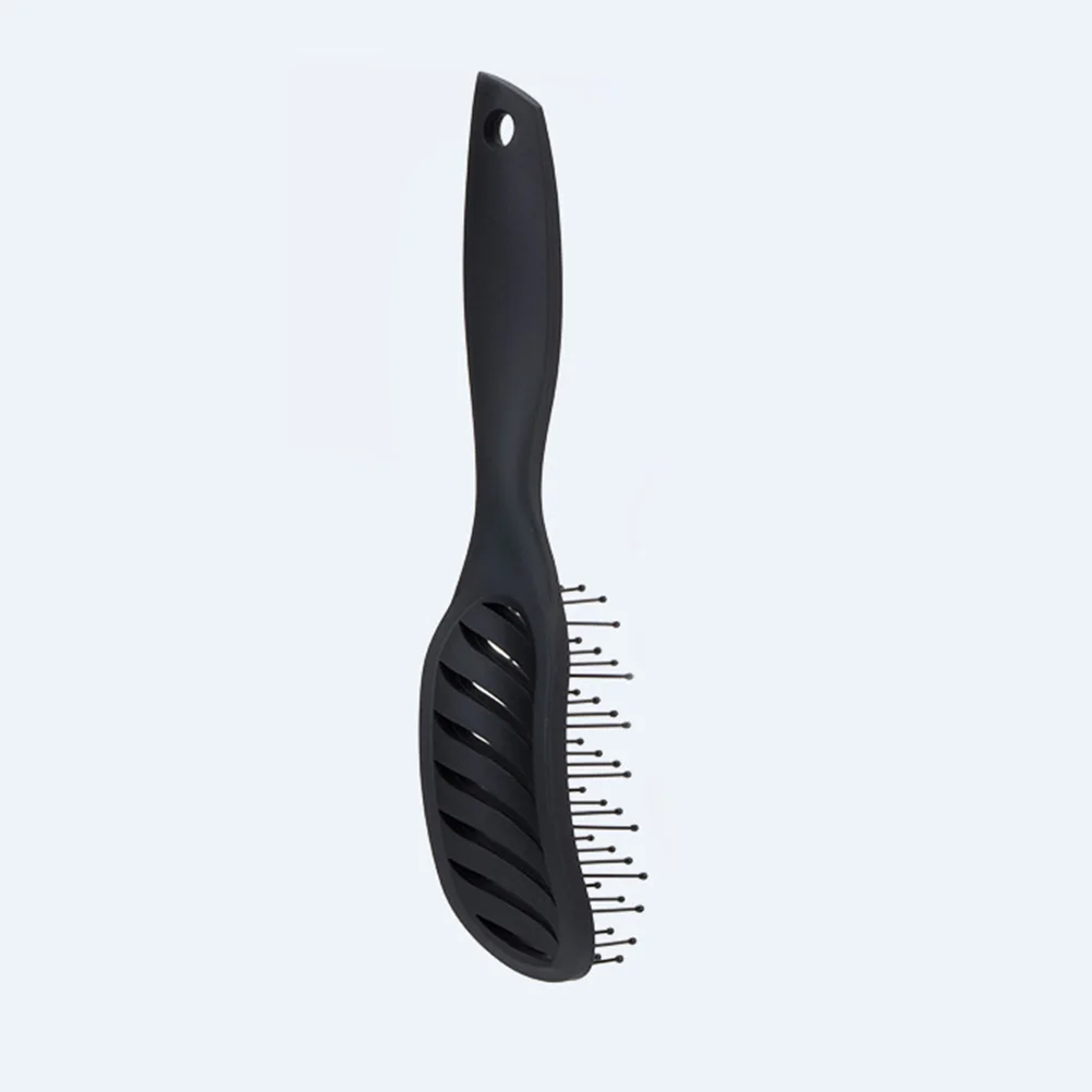 

2Pcs Professional Ribs Comb Curving Comb Moist Women Nylon Plastic Massage Hair Care Hair Styling Combs Beauty Accessories (Blac