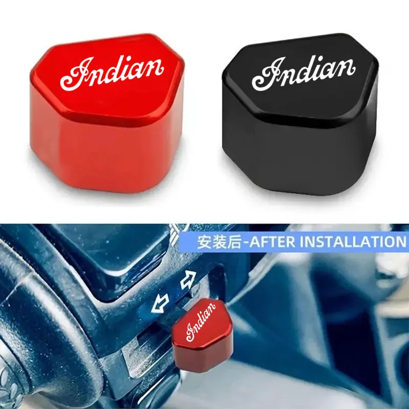 Tapa de llave de interruptor de señal de giro para motocicleta, para Indian scout/Sixty bobber Chief Vintage Springfield Challenger Roadmonster FTR
