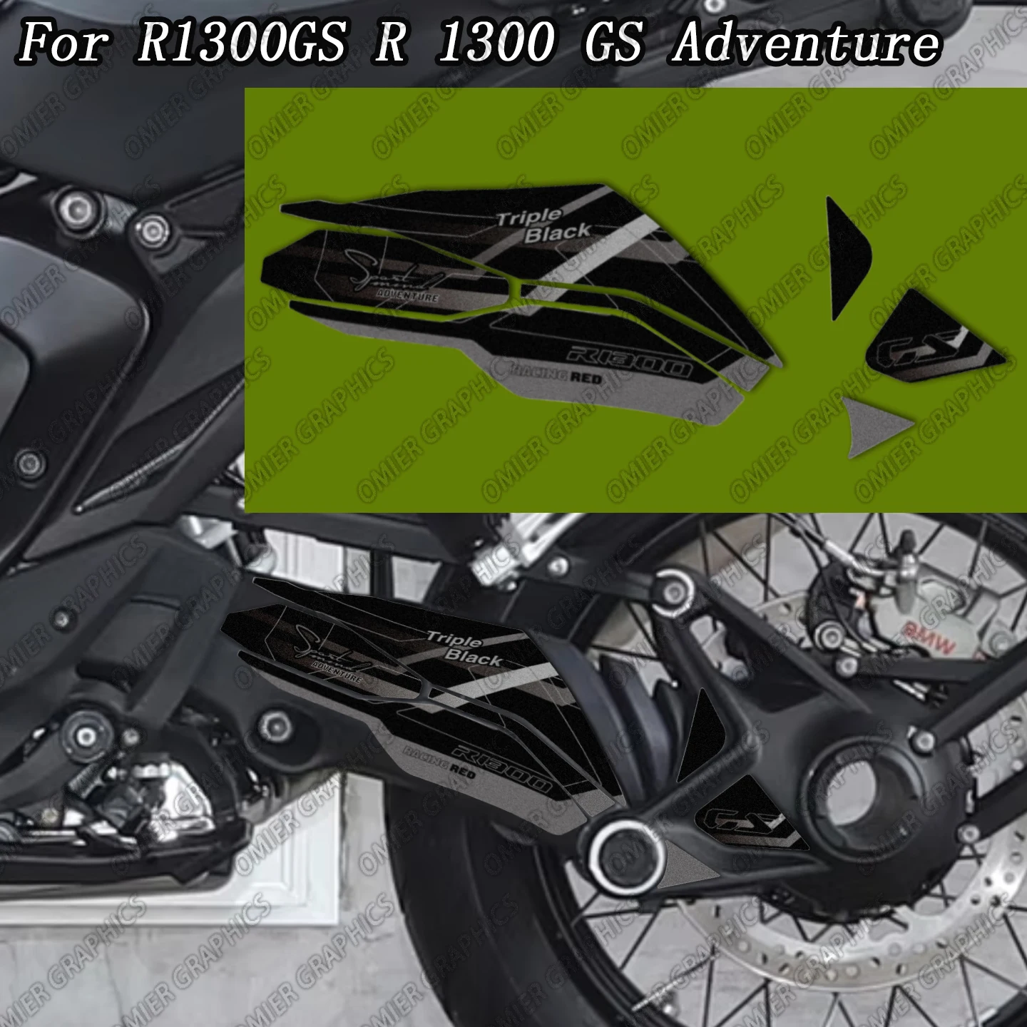 

Для R1300GS R1300 GS Adv мотоциклетный поворотный рычаг, крышка цепи, наклейка, вращающийся вал, наклейки маятника