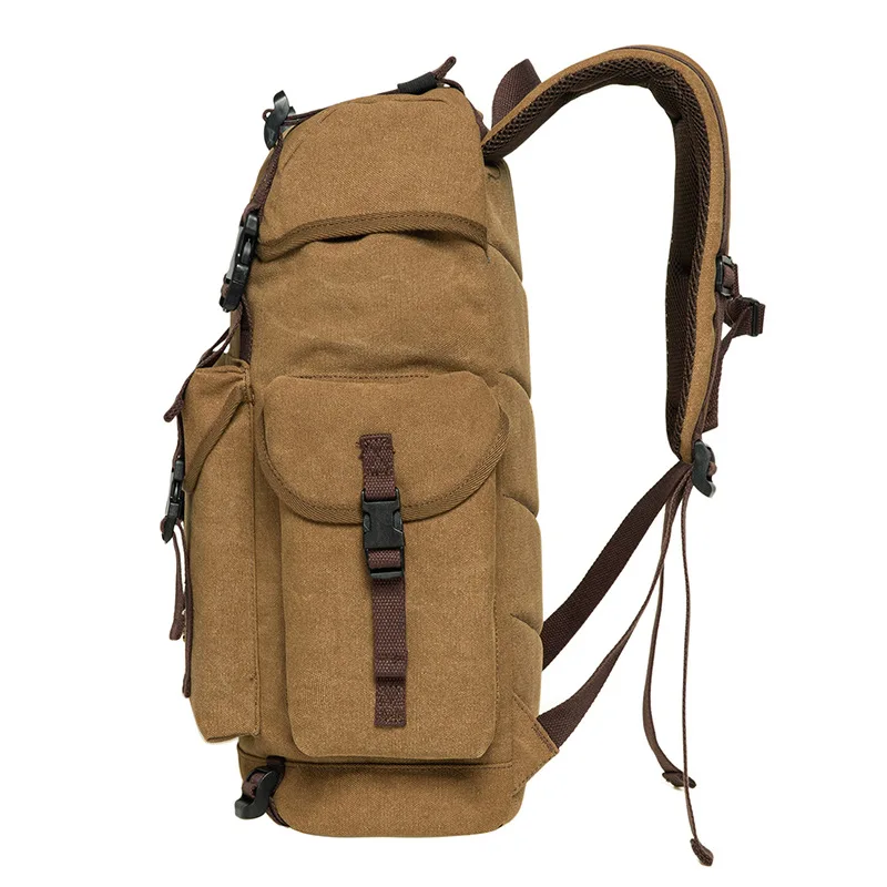 Large capacity retro canvas backpack