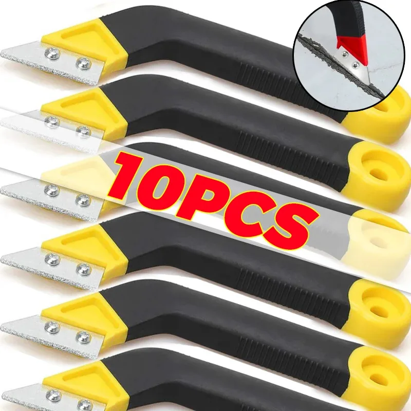 Professional Tile Gap Cleaning Tool Wall Floor Tiles Joint Cleaner Scraper Cement Dust Cleaning Removal Scraper with Knife Blade