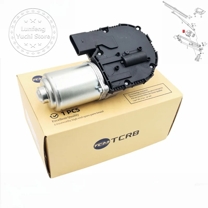 

P/N:1K1955119 - Front Windshield Wiper Motor (Left-Hand Drive) for Skoda, Volkswagen Eos, Golf, Jetta, Scirocco