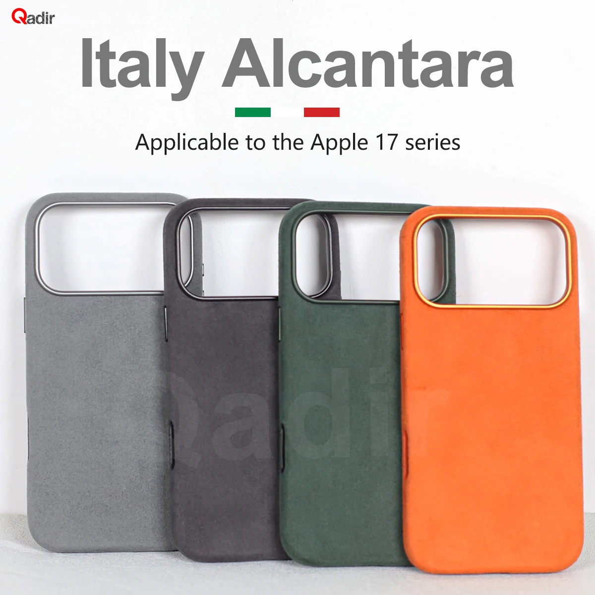 

Real talian Imported Alcantara Magnetic Case for iPhone Air 17 Pro Max 17Pro 17 MagSafe Case with Smart Button Protective Cover