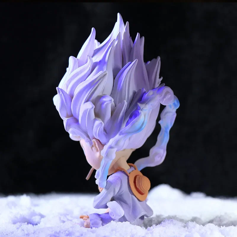 جديد 11 سنتيمتر قطعة واحدة صغيرة لوفي جير 5 عمل الشكل نيكا تمثال أنيمي تمثال بولي كلوريد الفينيل نموذج دمية جمع الاطفال اللعب المشجعين الهدايا #5