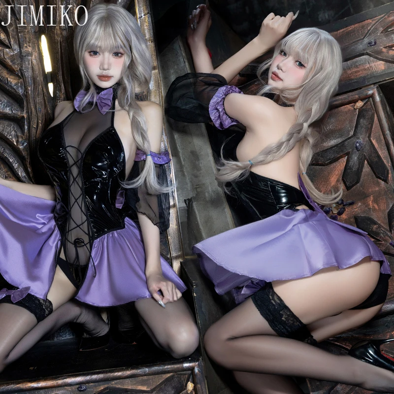 Woman Patent Leather Bodysuit Imp Role Play Costume Game Uniform 18+ Sex Fantasy Lingerie Bodysuit body doll clothes 19 jimiko - Image 6