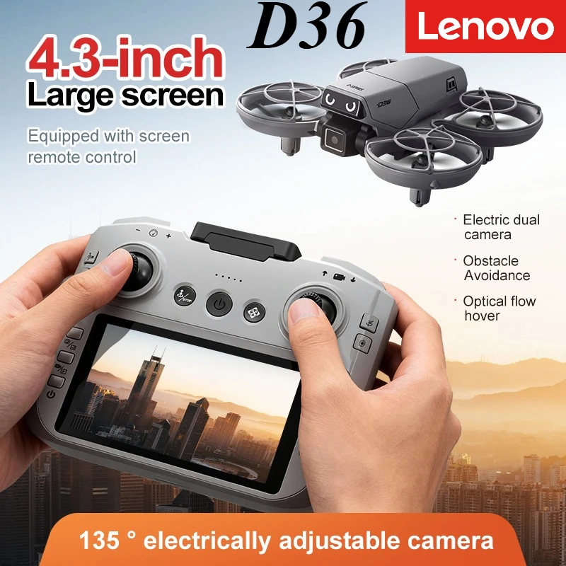 

Lenovo D36 Drone 4K 8K Professional 5G GPS HD Dual Camera Photography Brushless Foldable Quadcopter Motor Hovering RC Drones Toy
