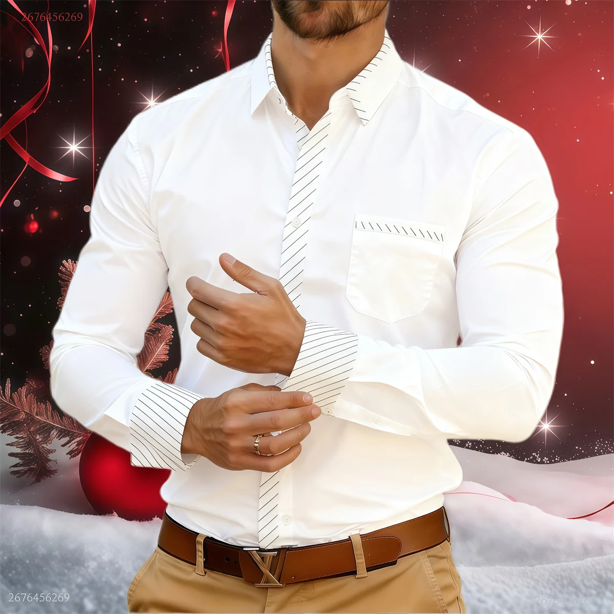 15 colori di camicie a maniche lunghe di lusso di fascia alta da uomo, adatte per viaggi d'affari, con tasche, spedizione veloce.