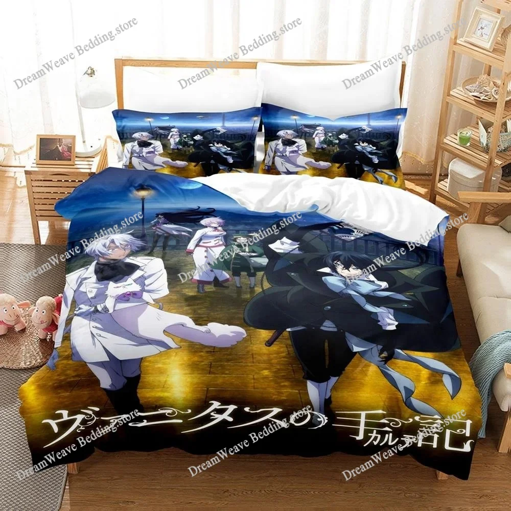 

Home Textile Cartoons The Case Study of Vanitas Cover Duvet Cover Pillow Case Boy Polyester Bedding Set King Queen Twin Size