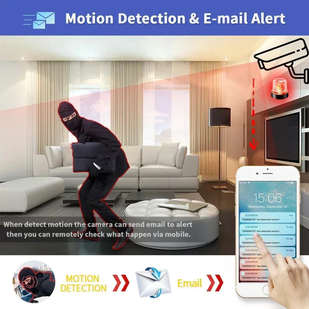 16CH Wireless NVR Kit With 5MP WiFi IP Cameras Home Security System Set Motion Detection Audio Recor Surveillance 24/7 Recording