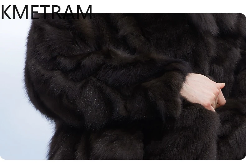 100 % natürliche Zobelfelljacke für Damen, hochwertiger langer Echtpelzmantel, Wintermäntel, Damenbekleidung, 2025, neu in Oberbekleidung Fourrure