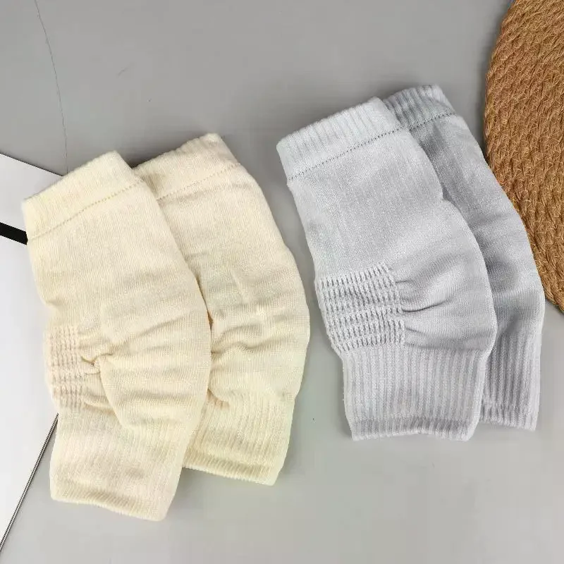 1 Pair Cotton Knee Pads Men Women Air Conditioning Room Sports Knee Pads Compression Knee Brace Elastic Support Pads