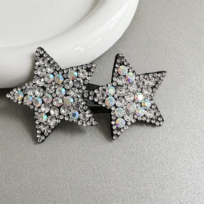 1PC New Cute Princess Pentagram Girls Hairpins Children Headwear Hairgrip Hair Clips Barrettes Hair Accessories