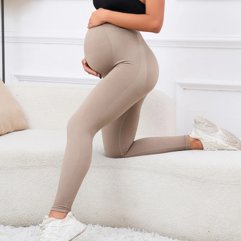 Zwangerschapsbroek Elastische Hoge Taille Zwangerschaps Legging Skinny Voor Zwangere Vrouwen Buiksteun Postpartum Shaper Fitness Broek