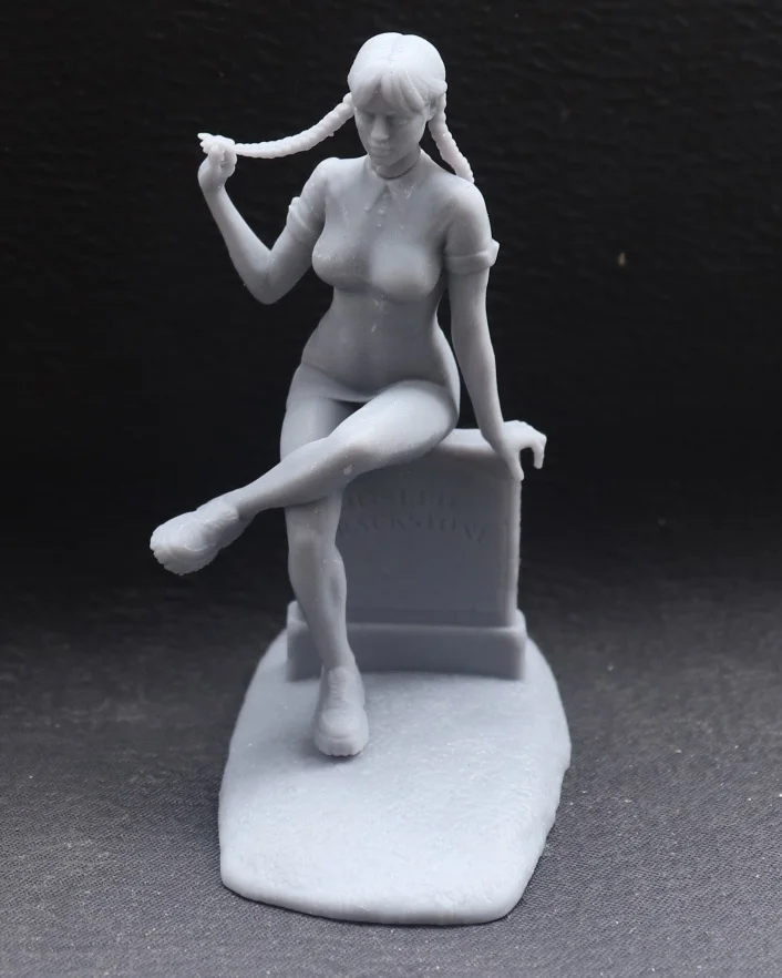 1/18 85mm 1/24 65mm Resin Figure Wednesday Girl Unpainted Figure No Color RW-1016