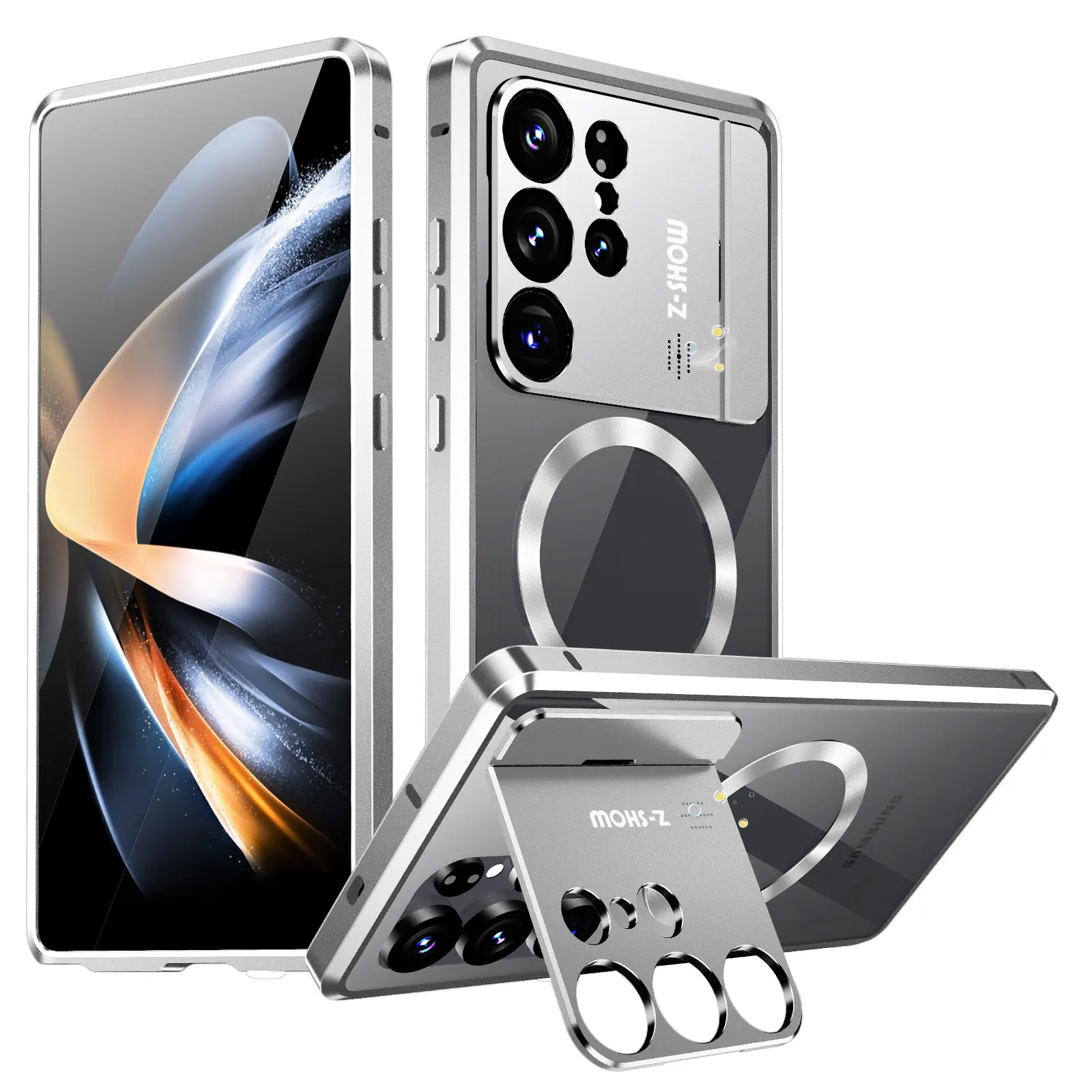 

Для Samsung Galaxy S25 Ultra чехол ароматный противоударный металлический каркас стеклянные чехлы для S25 Ultra чехол Magsafe Cover