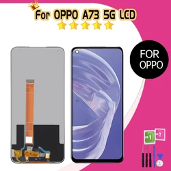 100% Tested 6.5'' Lcd Display Screen For Oppo A73 5G CPH2161 LCD Display Touch Screen Assembly Replacement A73 5G Digitizer