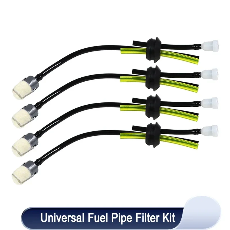 

Universal Fuel Pipe Filter Kit Grass Trimmer Part For Brush Cutter Strimmer Lawn Mower Primers Fuel Hose Garden Tool Parts