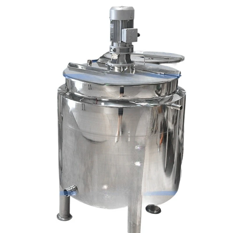 

Hotel Stainless Steel Small Soap Making Machine for Shampoo Liquid Detergent Lotion Cream Mixing tank with Agitator