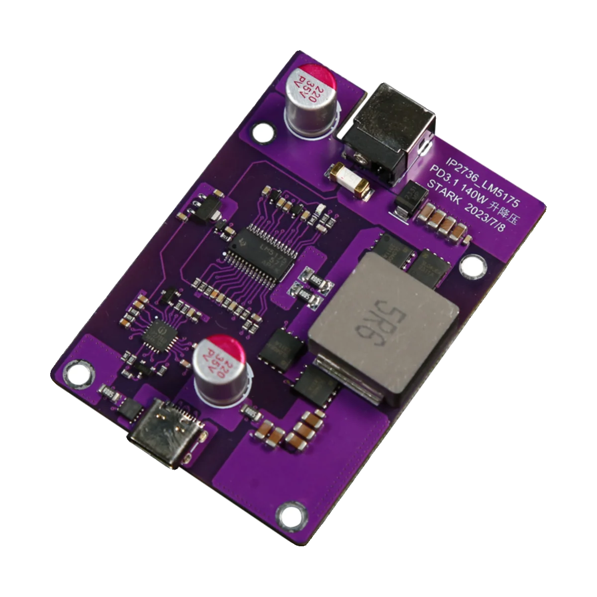 PD3.1 high-power 140W bidirectional fast charging module full protocol fast charging 28v5a desktop charger can be stacked