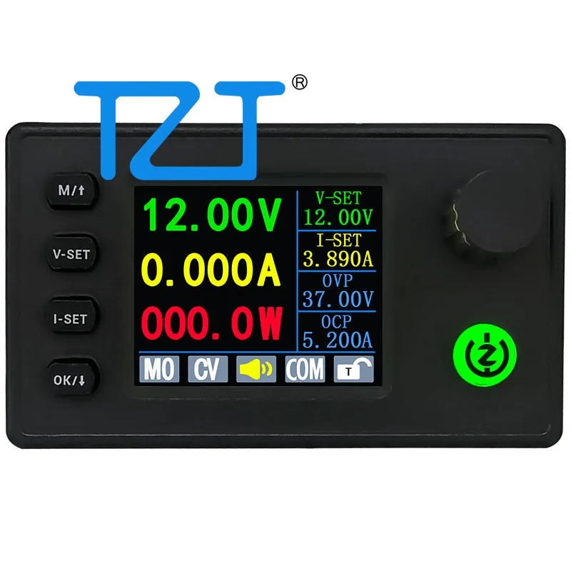 TZT ZK-SK40C 40W/ZK-SK90C  CNC Buck-boost Converter Adjustable Regulated Power Supply Charging Module with 1.8-inch Color Screen