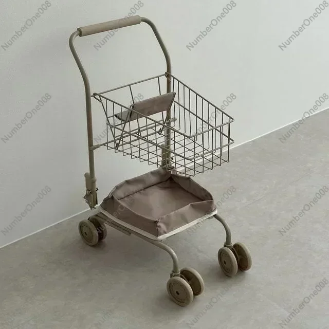 Shopping Cart Toy Baby Stroller Children's Role Play Play House Supermarket Shopping Trolley