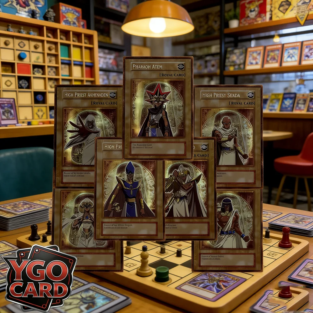 Orica YUGIOH DIY Proxy Cards Fallen of the White DragonEcclesia and the Dark Dragon Ancient Egypt Six High Priests SecretsofDark view 4