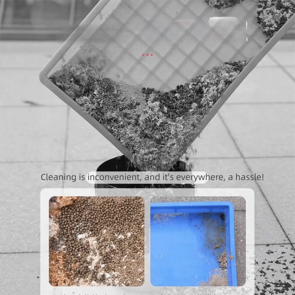 50 Stück Kotbeutel Einweg-Kaninchenkäfig-Abdeckung Elastische Transparente Käfigunterlage Große Größe Verstärkte Käfigbodenmatte für Hunde Katzen Haustiere – Detail 6