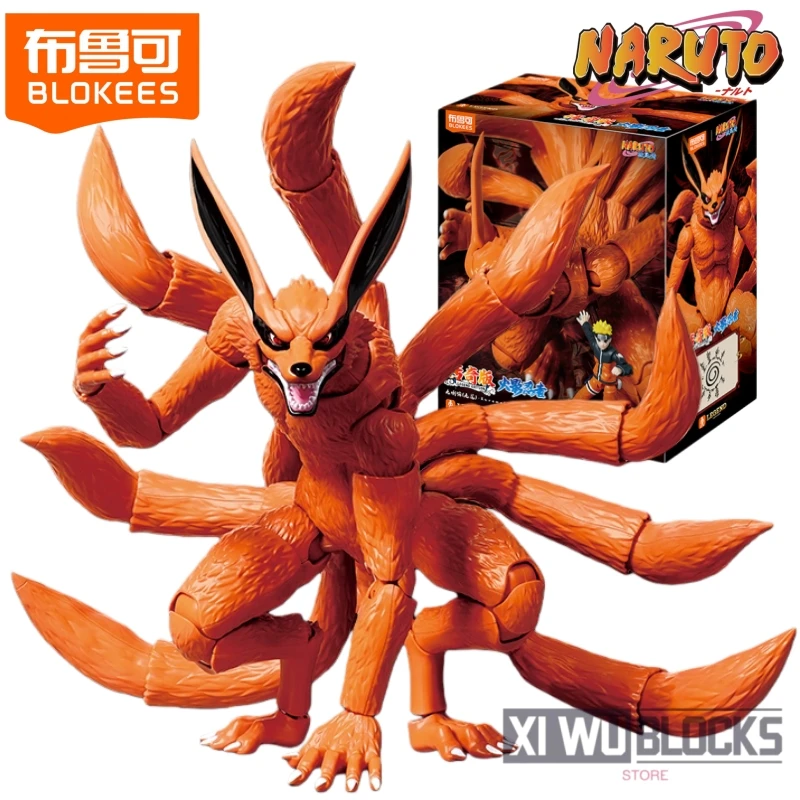 

Новые строительные блоки BLOKEES, аниме Наруто, легенда, издание-куюби, мультяшная фигурная модель, украшения, игрушка, Рождественский подарок