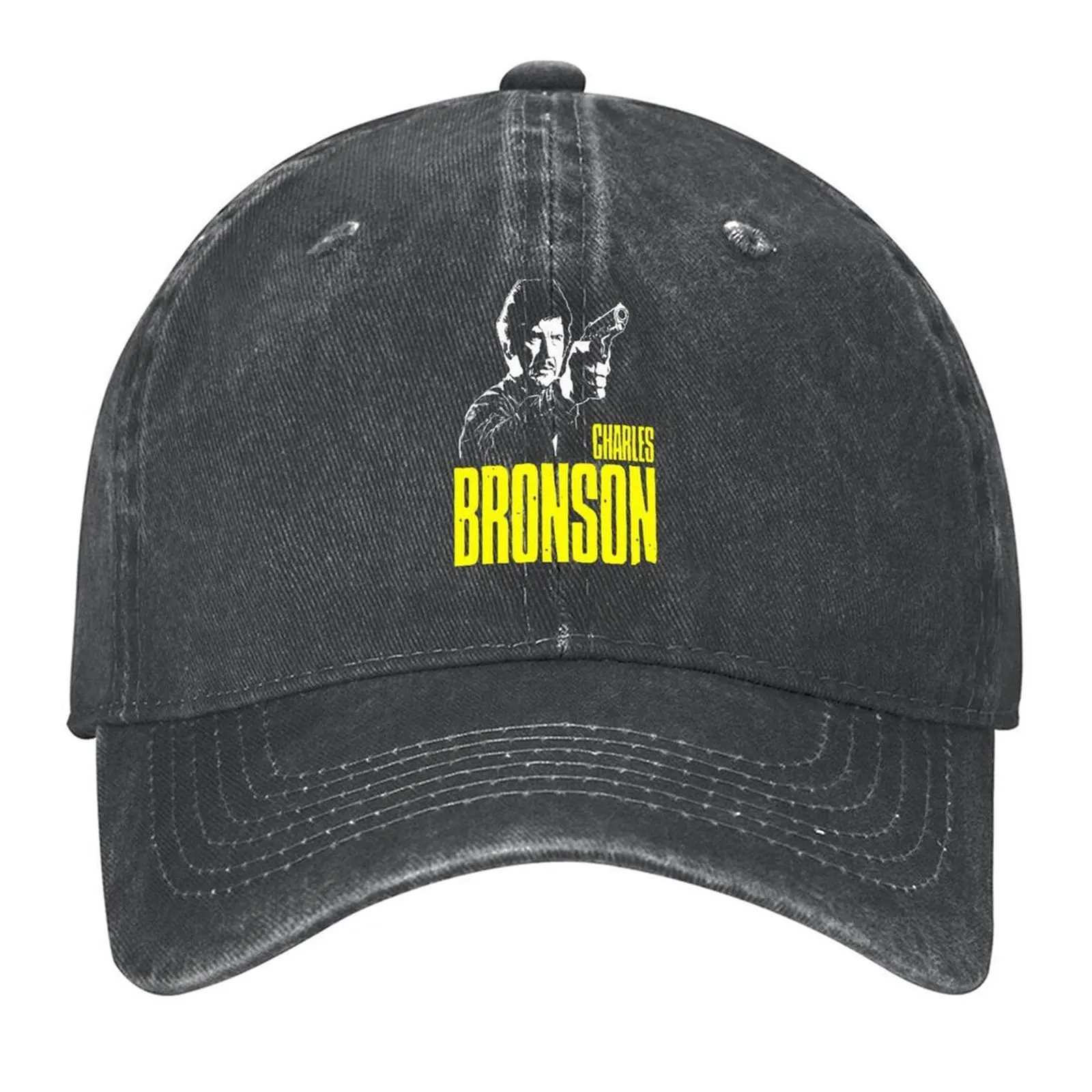 

Charles Bronson Classic T-Shirt Baseball Cap Hat Baseball Cap New Hat Rave Luxury man cap For Men Women's