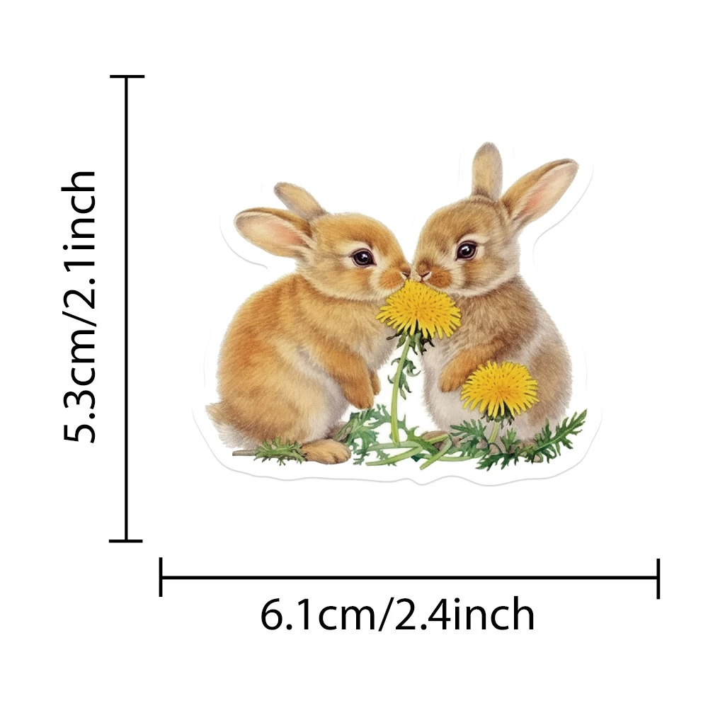 10/30/50 Stuks Retro Cartoon Dieren Esthetische Stickers Leuke Graffiti Sticker Diy Waterfles Telefoon Koffer decals Voor Kinderen Speelgoed