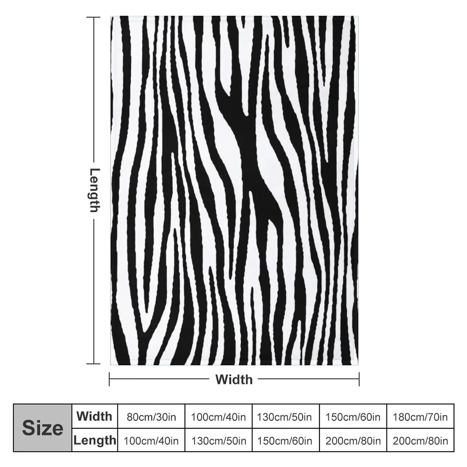 Zebra Pattern Camouflage Black and White v2 Throw Blanket Vintage Sofa Quilt Personalized Gift sofa bed Flannel Fabric Blankets