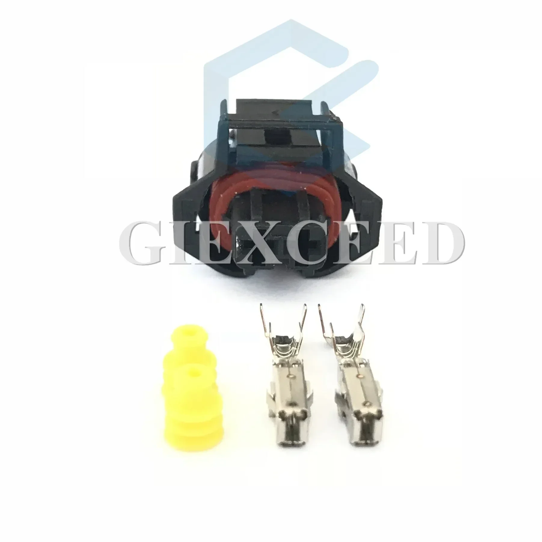 2 Sets 2 Pin AC Assembly 936059-1 Female Electronic Diesel Common Rail Injector Crankshaft Sensor Plug For Bosch