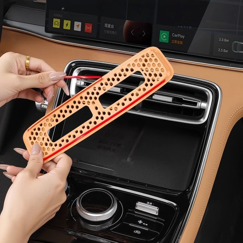Central Control Trend Protective Cover Air Conditioner Blocking Protective Cover For Geely Galaxy A7 Car Decoration Accessories