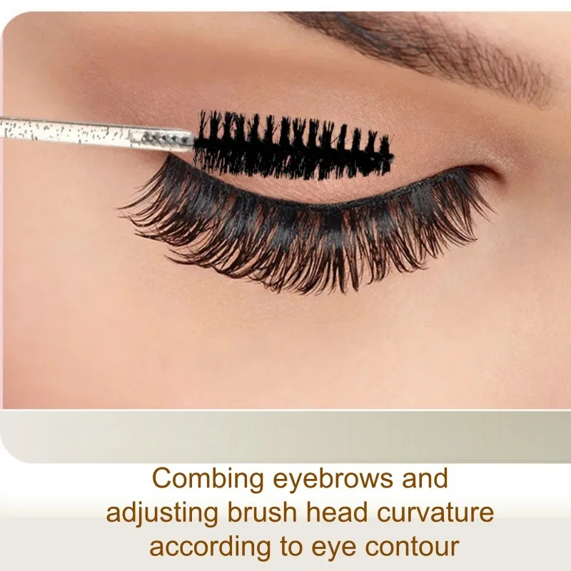 Crystal Eyelash Brush Disposable Mascara Wands EyelashExtensionMicrobrushEyebrowApplicatorMakeupBrushfor Lash Brow Cosmetic Tool