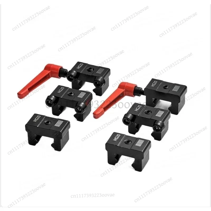 20Pcs Linear Guide Rail Stopper Limit Block Side Lock Anti-collision Buffer Fixed Gear Ring Positioning Component