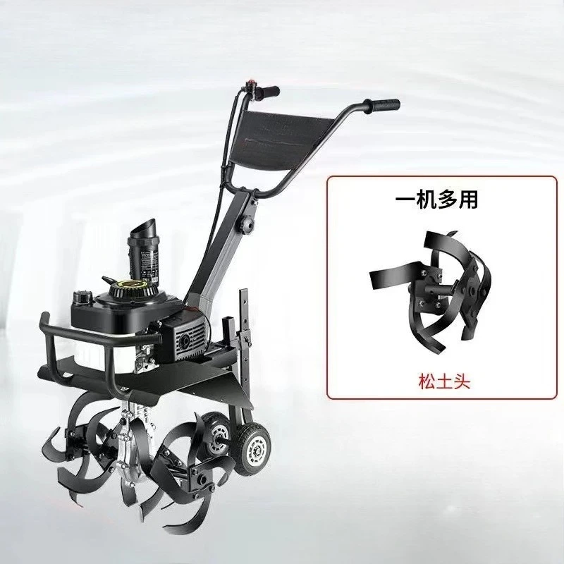 2025Agricultural Small Multifunctional Rotary Tiller Orchard Weeding and Turning Machine Ditching and Loosening Machine