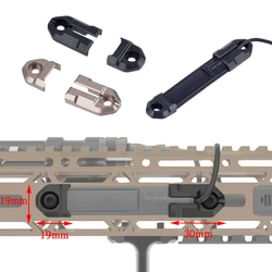 Tactical Surefire M600 M300 Scout Light Flashlight Remote Tape Pressure Pad Switch Rail Mount Plate Hunting Accessories