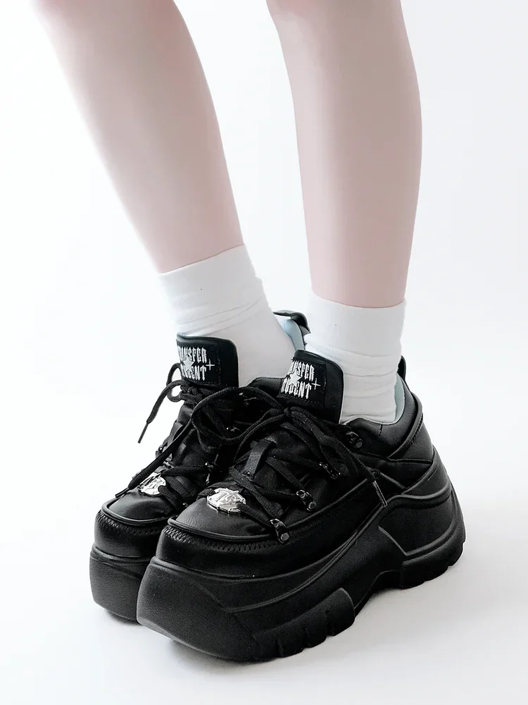 Lolita A Transfer Student Original Thick Soled Shoes Japanese Sweet Girls' Sponge Shoes Casual Sports Women's Shoes