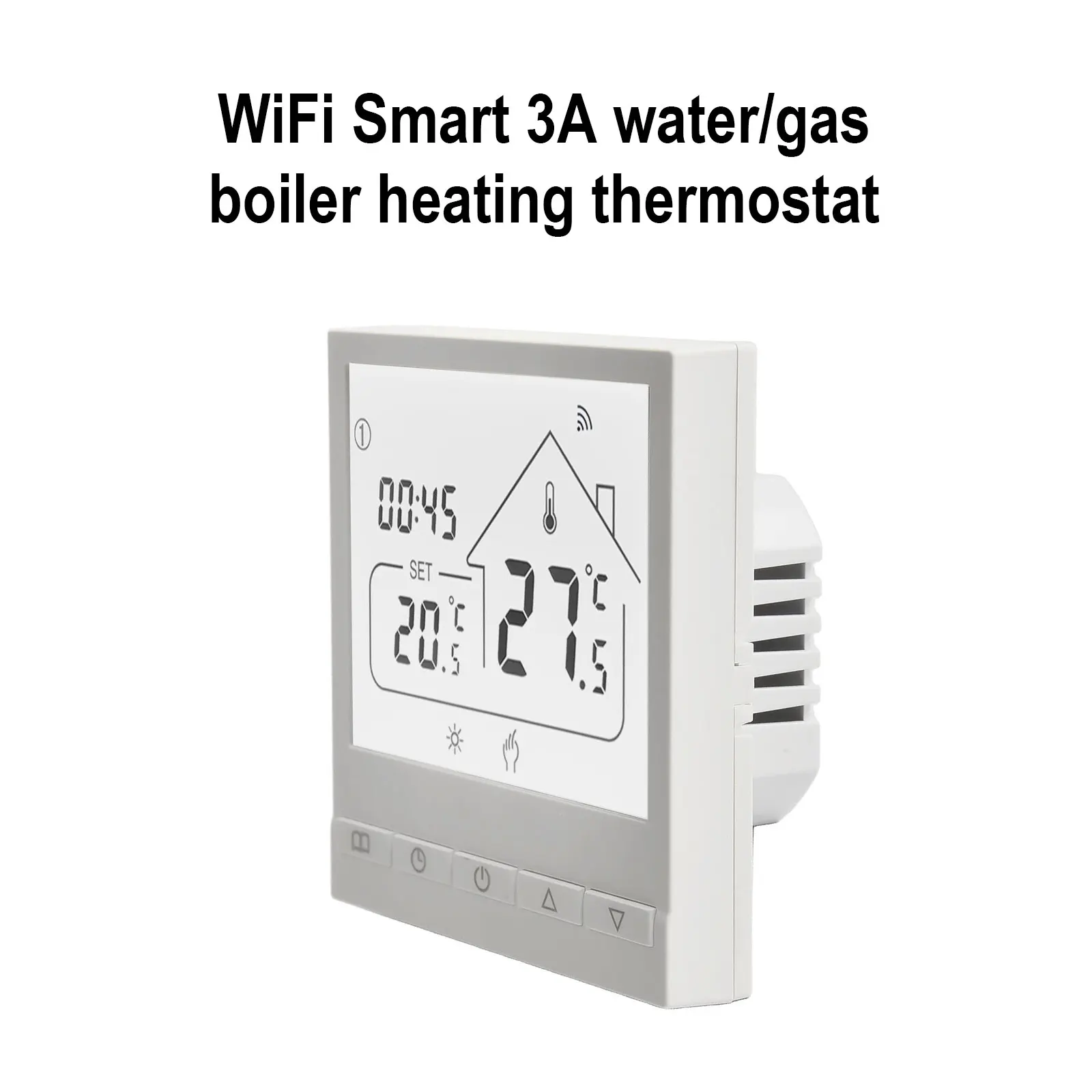 Floor HeatingGasWater Heating Temperature Controller Voice Control Programmable Schedule Adjustable Brightness
