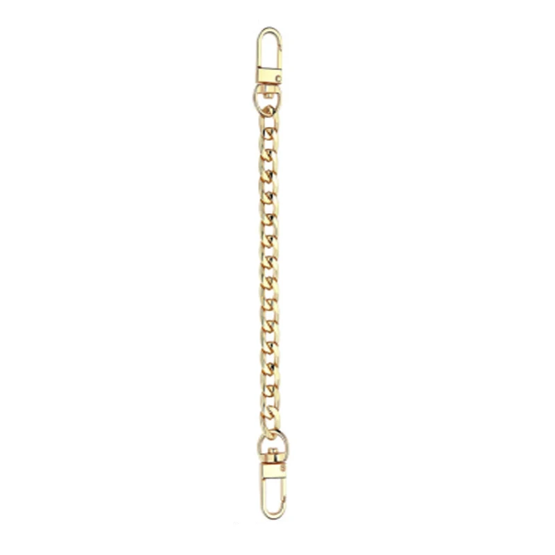 20cm Extension Chain Chains Bag Strap Accessories Bag Metal Chain Solid Color DIY Chain Durable Gold Silver Black Belts