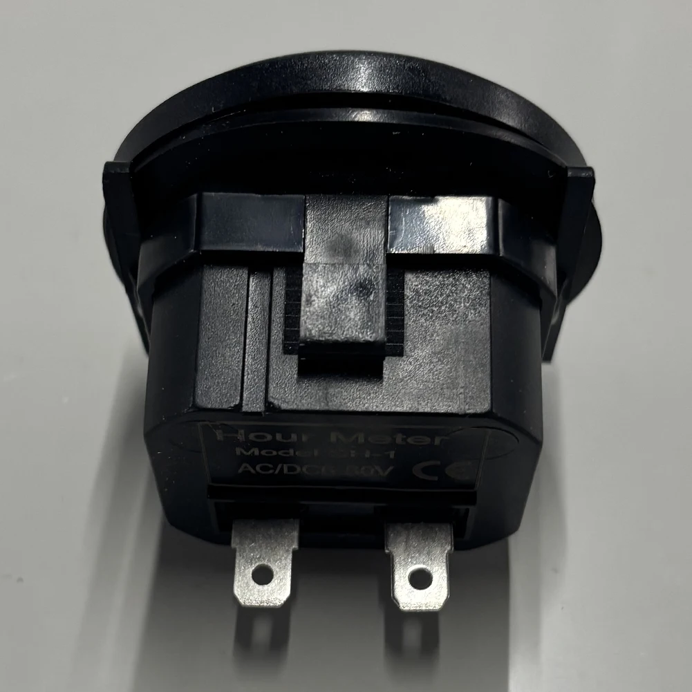 1-5PCS Digital Hour Meter DC 12/24/36V Engine Hour Meter 2" Round Waterproof Quartz Timer for Car Marine Boat Tractor Engine image 5